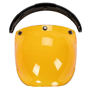 オープンフェイスヘルメットBOBOモトカスコバイザー用バブルヘルメットバイザー - Product Image 4