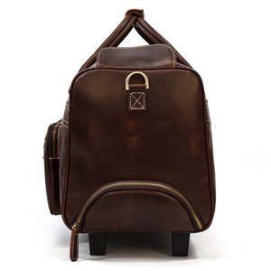 Borsa Trolley personalizzata in vera pelle, - Product Image 5