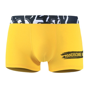 Calzoncillos bóxer <span class=keywords><strong>para</strong></span> hombre, ropa interior de algodón <span class=keywords><strong>para</strong></span> adultos, tejido 100% algodón, logotipo personalizado aceptado, patrón liso, venta al por mayor - Product Image 5