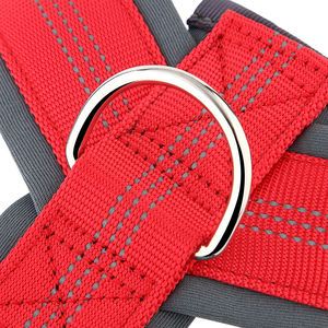 Arnés de perro de nailon reflectante estilo H en forma de Y acolchado de neopreno suave chaleco sin tirones para caminar tamaño XS mascotas hecho Material Oxford - Product Image 3