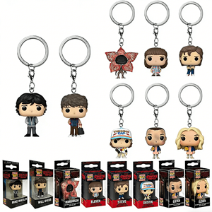 Nuevo Llavero de PVC de Stranger <span class=keywords><strong>Things</strong></span> en Caja Sorpresa, Diseño de Dibujos Animados, Moderno, Bonito, Impermeable, Forma Irregular, Juguetes para Niños, Accesorios, Regalos - Product Image 1