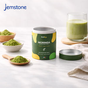 Empaque de Tubo de Cartón para Té Matcha Natural de Grado Alimenticio Personalizado con Tapa Metálica Interna, Tubo de Papel Ecológico para Polvo de Colágeno - Product Image 2