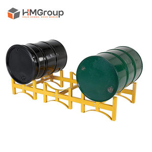 Estante Portátil de Acero para Bidones de Aceite de 55 Galones, con Acceso para Montacargas, para Transporte Fácil y Eficiente de Materiales - Product Image 2