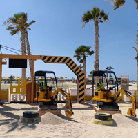 WZD-11 grande pelle extérieure et intérieure enfants fibre de verre métal acier divertissement plage aventure parc centre commercial jouer