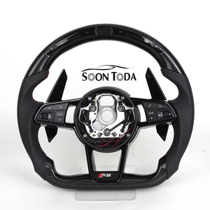 Palette del Cambio Personalizzate in Fibra di Carbonio Nero Lucido per <span class=keywords><strong>Audi</strong></span> R8 B6 B8 B9 A3 A4 A5 A6 C7 SQ5 Q3 Q5 Q7 RS3 8V RS4 RS6 RS7 TT RS - Product Image 1