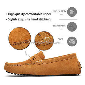 Chaussures Hommes de Haute Qualité Classiques Mocassins Souples <span class=keywords><strong>Pas</strong></span> Chers en Daim pour Conduite Bateaux Hommes Chaussures de Conduite - Product Image 3