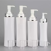 Savon liquide moussant blanc pour les mains, flacon en plastique PET
