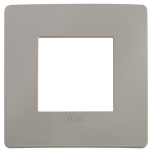 Vimar Plana Up 2M Plate Matt Cement Grey 9.7x12.5 Cm Wall <b>Switch</b> Cover - Product Image 1