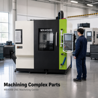 Centre d'usinage vertical CNC 5 axes MX400B, fraiseuse à métaux, moteur haute précision, capacité de charge moyenne