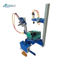 Positionneur de soudage vertical pneumatique inclinable à 90 degrés AC 220V pour petits raccords de tubes, capacité 100 kg