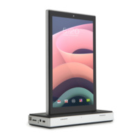 Tablet Kios Desktop Bisnis Layar Ganda Baru 10.1 Inci Android 13 untuk Terminal Pemesanan Mandiri Restoran dengan RJ45