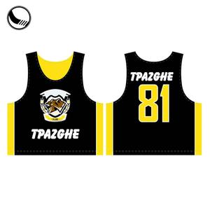 Maillots de lacrosse personnalisés par sublimation BETHERIVAL pour l'université, uniformes 100% polyester à séchage rapide, col en V - Product Image 4