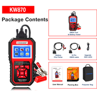 Nouveau scanner de diagnostic automobile 2022 Konnwei KW870 Test de batterie et lecteur de code 2 en 1