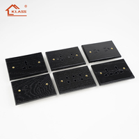 Interruptor de Pared de Madera de Nogal Personalizado KD5, 16A 220-250V, Interruptor de Palanca de Latón, Fabricante OEM para Latinoamérica, Personalizable
