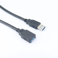3FT 1m USB 3.0 Verlängerungskabel USB3.0 AM zu USB3.0 AF M/F Verlängerungskabel für Datenübertragung und Synchronisation