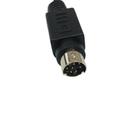 RS232-Serien 8-poliges Mini-Din-PVC-ummanteltes Kupferdraht-Pig tails-Kombinations-MIDI-Kabel für Monitor-DVD-Player