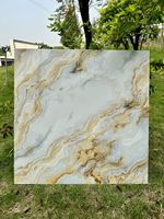 Carreaux de sol en porcelaine incassable 60x60cm Design moderne en marbre Intérieur Antidérapant Antibactérien