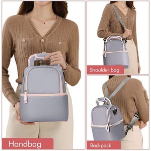 Mochila Enfriadora de Leche Materna Portátil, Aislada, Térmica e Impermeable, de <span class=keywords><strong>Doble</strong></span> Capa, para Almacenamiento de Biberones, de Lujo y Personalizada - Product Image 3