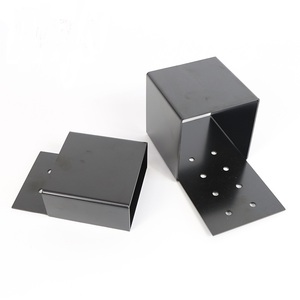Kit de supports d'extension d'angle 3 voies à 4 bras en acier et aluminium robustes, étanches et antirouille pour pergola - Product Image 3