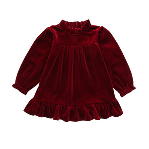 velvet frock style