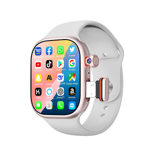 Reloj Inteligente HKSF F20 W377E con Chip SIM 4G, Cámara Giratoria, Videollamada, GPS, 800mAh, Compatible con IOS y Android, Color Plata - Product Image 1