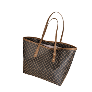 Sac à main de luxe pour femmes en cuir véritable avec doublure en cuir véritable, grande capacité, bandoulière en chaîne effet peau de serpent, vente en gros - Product Image 1