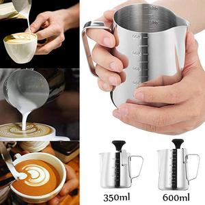 OEM <span class=keywords><strong>caffè</strong></span> Espresso caraffa latte e <span class=keywords><strong>caffè</strong></span> alligatore per la schiuma di latte per il Barista brocca per tazze artistiche per schiumare il termometro brocca - Product Image 2