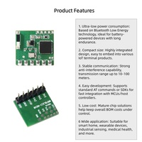 Module amplificateur RF PCBA hautement intégré à faible consommation pour balise BLE, personnalisé pour maisons intelligentes, appareils portables et applications industrielles