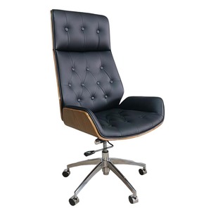 Sedie da ufficio regolabili con schienale alto <span class=keywords><strong>sedia</strong></span> da ufficio girevole con Base in legno per soggiorno camera da letto <span class=keywords><strong>Studio</strong></span> - Product Image 5