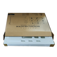 Panel Radiator Listrik Keramik Inertia Convector P55T 550W dengan Timer Mekanis 24 Jam Pemanas Panel Keramik