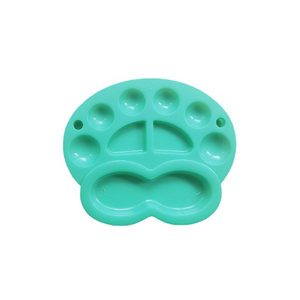 Bview Art Venta caliente 4 colores 13,5*11,5 CM bandeja de pigmento de paleta de rana pequeña colorida para pintura al óleo de acuarela acrílica - Product Image 1