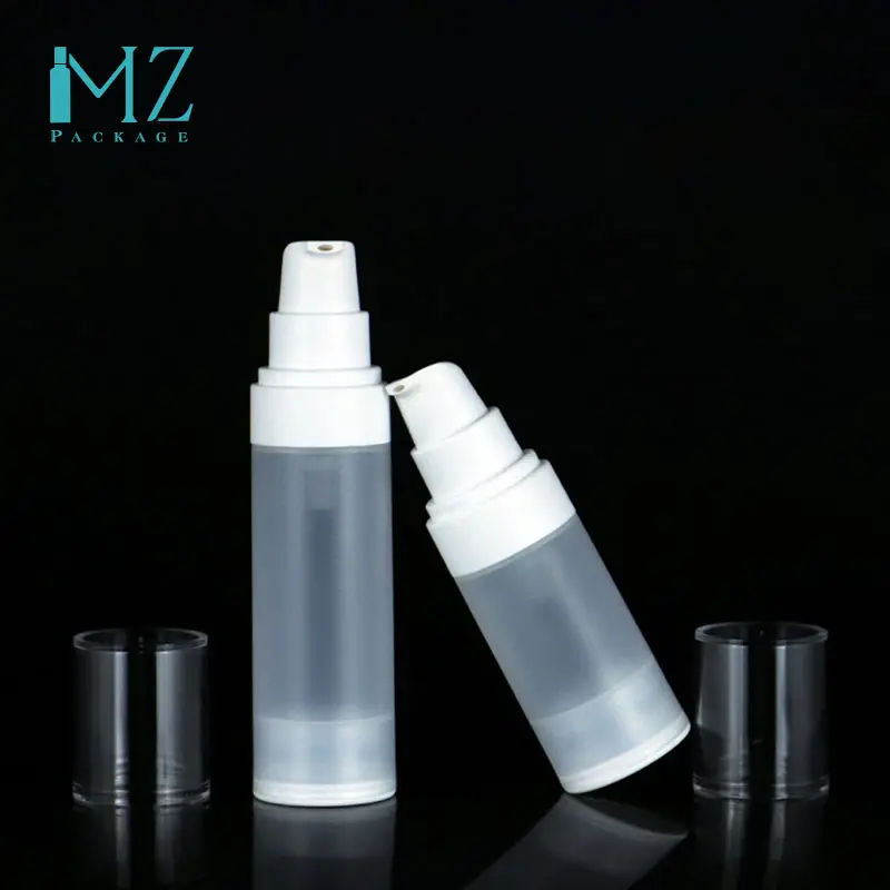 Embalaje Botella de fabricación de color sin aire con bomba de loción Botellas de cosméticos Pp 30ml/50ml Botella de bomba cosmética sin aire