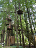 Dôme suspendu en filet de corde pour aire de jeux, respectueux de l'environnement, pour parcs d'attractions