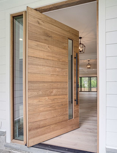 <span class=keywords><strong>Bloc</strong></span> cannelé de style européen de luxe Chêne Acajou Noyer 3D Relief Gravure Design Sécurité Entrée <span class=keywords><strong>Porte</strong></span> d'entrée en bois <span class=keywords><strong>massif</strong></span> - Product Image 5