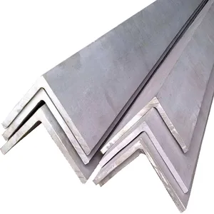 Hot Rolled Equal Unequal Steel Bar ASTM A36 GB JIS G3192 Ss400 Q235 S235jr Angle Bar For Building