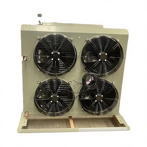 Condenseur à air refroidi en cuivre, pièce d'échange thermique pour réfrigération, unité de condensation à faible bruit, R410A, chambre froide - Product Image 1