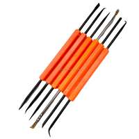 2024 nouveau produit 6 pièces soudure démonter ensemble d'outils PCB pour le soudage meulage nettoyage réparation aide à souder