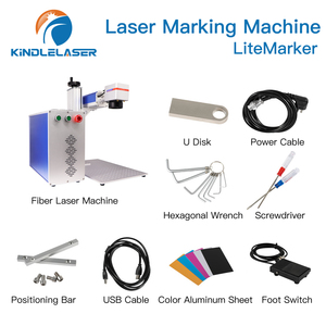 <span class=keywords><strong>Moins</strong></span> <span class=keywords><strong>cher</strong></span> Raycus Fiber Laser Marquage Machine 20W 30W En Acier Inoxydable Graveur Marqueur avec Axe Rotatif Métal Cutter Bijoux Argent - Product Image 6