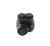 Conectores de Cable Eléctrico Negros UL QMS-S2-1, Conectores Multi-Tap Aislados, Entrada de un Solo Lado, UL NO-UL