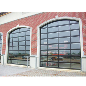 Porte de <span class=keywords><strong>garage</strong></span> en verre encadrée insonorisée de luxe, réduction du bruit, amortisseur fermé, entrée silencieuse pour voiture domestique - Product Image 3