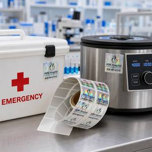 Etichette a Rifrazione Spettrale Personalizzate Otticamente Variabili per Identificazione Beni Ospedalieri e Strutture Mediche Adesivi in PET - Product Image 2