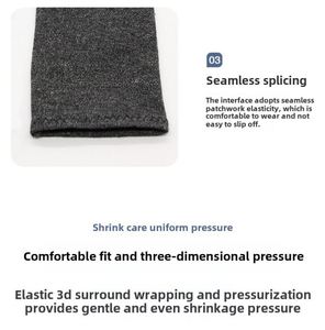 Gants de compression en Spandex unisexes, respirants, à demi-doigts, pour le soulagement de l'arthrite et du syndrome du canal carpien, pour le sport et l'entraînement en salle de sport - Product Image 3
