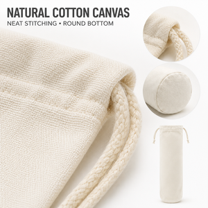 Sac de rangement suspendu réutilisable pour tapis de mahjong Blank Canvas, avec cordon de serrage long, pour tapis de mahjong américain de 33 pouces - Product Image 2