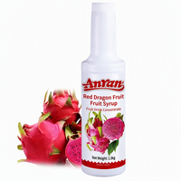 Fabrieksleverancier Dragonfruit Puree 1.3L Dik Vruchtvleesconcentraat Rijke Sirop Bubble Tea Fruitdrank IJsdrank Ingrediënten