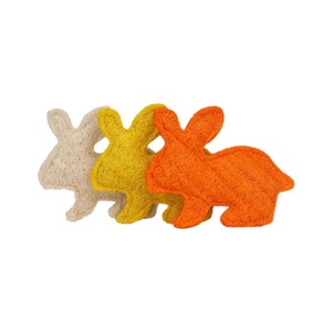Jouets interactifs pour chats en loofah naturel, jouets en forme de lapin pour soulager les dents et nettoyer les dents, accessoires pour animaux de compagnie - Product Image 3
