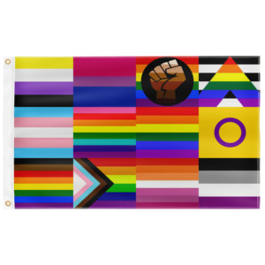 ธงแขวนผนังลายธงเกย์ LGBTQ โพลีเอสเตอร์ ออกแบบเองได้ สำหรับตกแต่งห้อง ฉลองเดือนแห่งความภาคภูมิใจ ใช้ในงานอีเว้นท์ - Product Image 3