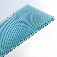 Tôle ondulée en polycarbonate anti-UV, panneau de toiture en PC ondulé pour toiture d'usine, serre, auvent
