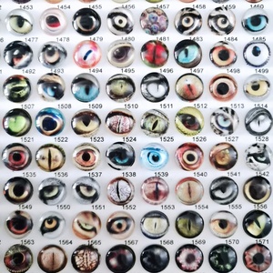 زجاج حماية البيئة 6 من القطيفة-50 ألوان متعددة اختيارية لعبة حيوان عيون تنين زجاجية - Product Image 3