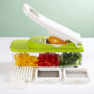 Smile mom B410 plastic multi manual vegetable cutter for kitchen