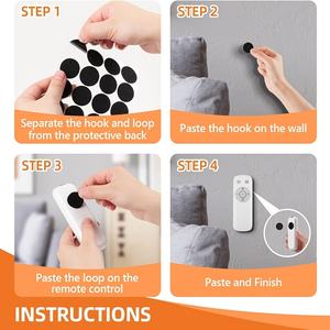 背靠背强度缝在粘合剂2x4英寸钩环条上 - Product Image 4